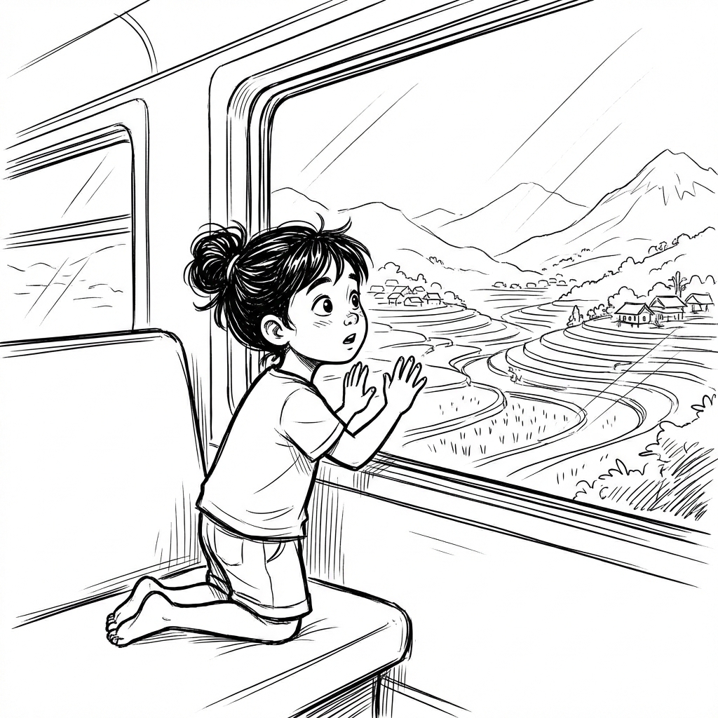 Sketch of watching growth